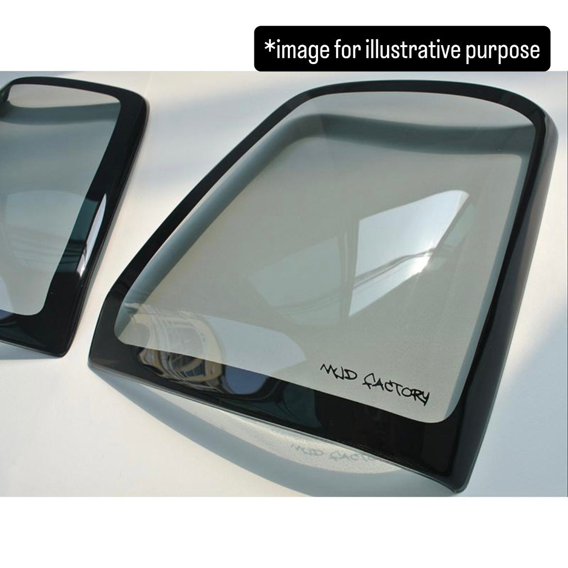 DA63T/DA65T Light Smoke Headlight Cover Left & Right Set for Suzuki Carry (2.5 mm Sumitomo Acrylic Headlamp Protectors)