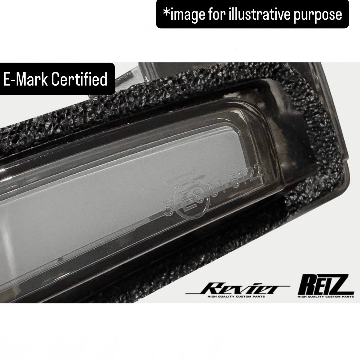 MR31S/MR41S/HA36S/MH55S/ZC33S/FF21S/MA27S/MA37S LED Turn Signal Lens Kit (Revier Ryusei Version O&E) for Suzuki Hustler / Alto / Wagon R / Swift Sport / Ignis / Solio (2 Lens Tipe)