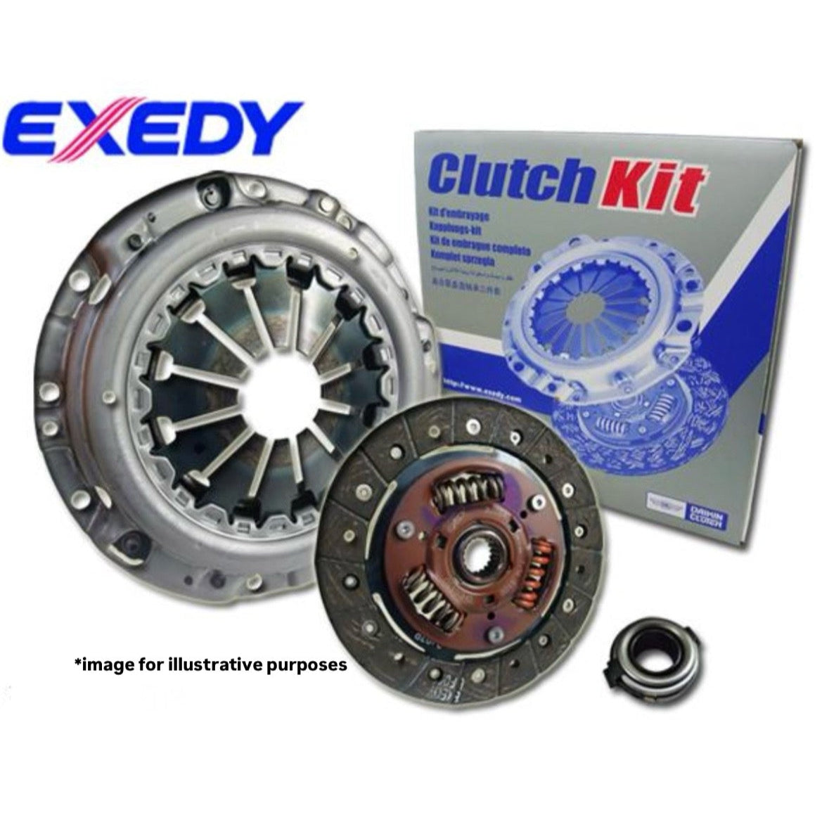 HA4 (Engine:E07A) Clutch 3pc Kit (EXEDY) for Honda Acty (Dec,1995~Jun,1999)
