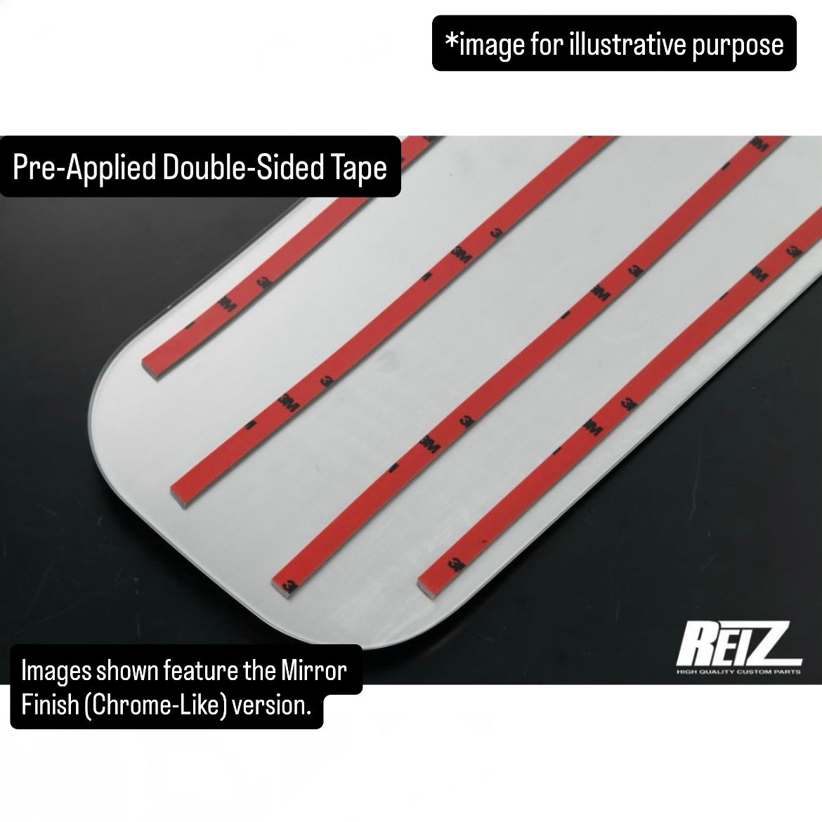 S500P/S510P Hijet Jumbo (Early & Late Model) Rear Quarter Glass Panel 2pc Set for Daihatsu (Available 3Finish)