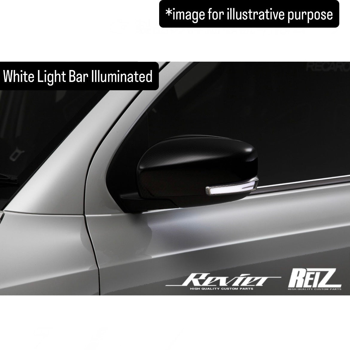 MR31S/MR41S/HA36S/MH55S/ZC33S/FF21S/MA27S/MA37S LED Turn Signal Lens Kit (Revier Ryusei Version O&E) for Suzuki Hustler / Alto / Wagon R / Swift Sport / Ignis / Solio (2 Lens Tipe)