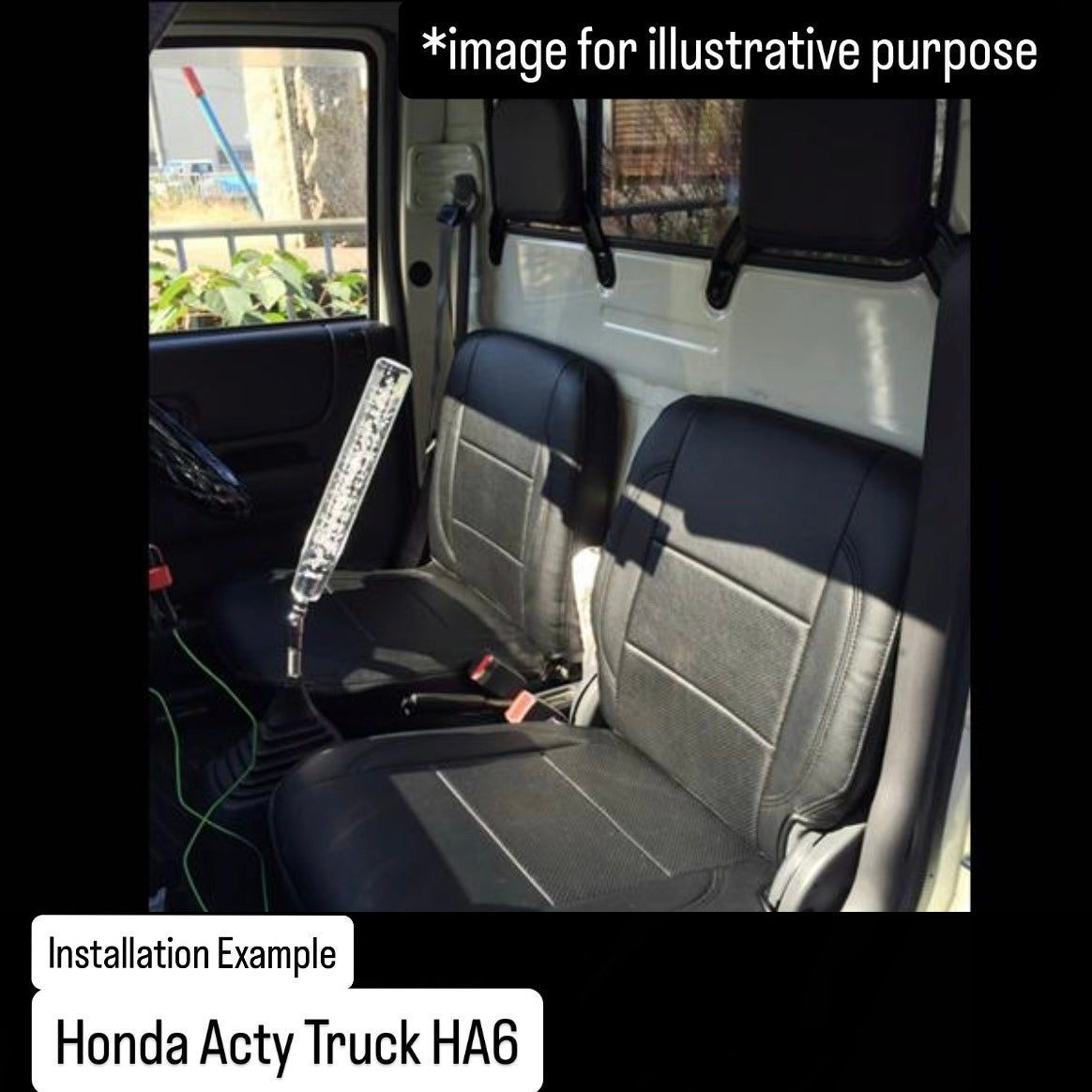 HA6/HA7 Premium Seat Cover Set (Azur) for Honda Acty Truck (Split Headrest Type Custom Fit Interior Cover)