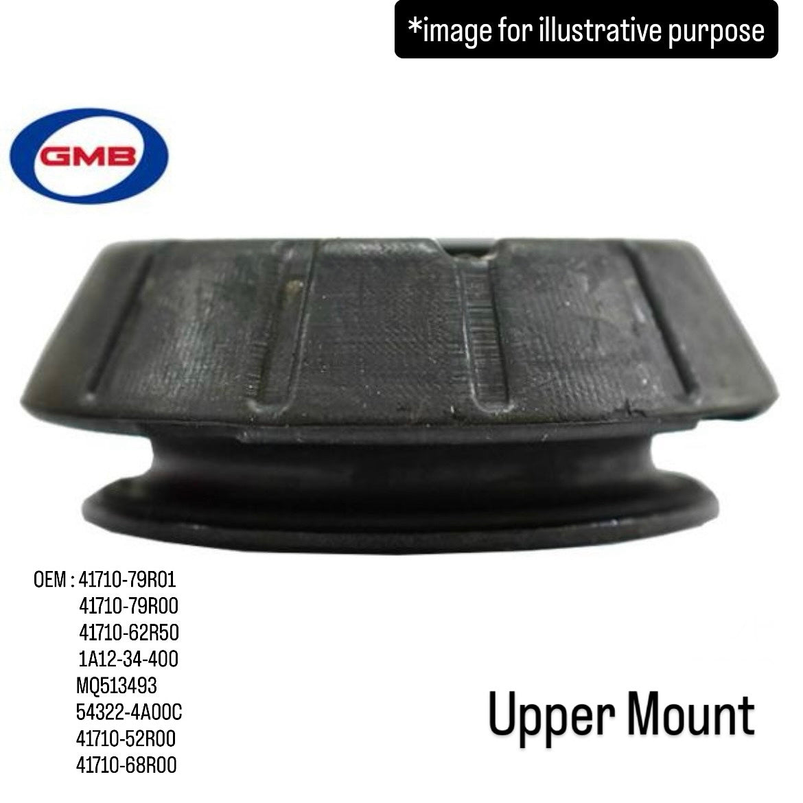 HA36S Front Strut Upper Mount Kit (GMB) for Suzuki Alto (Dec 2014~/Chassis No.860001 onward/Left & Right Set)