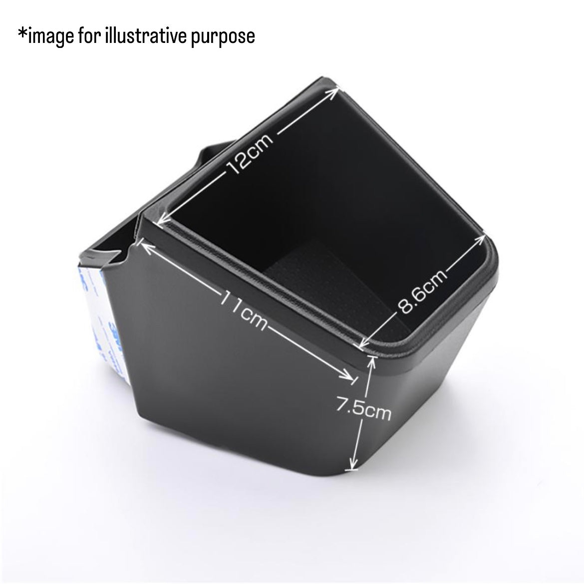 S500P/S510P Passenger Side Cup Holder / Drink Holder Storage (Black, 1pc) for Daihatsu Hijet Truck / Jumbo  (Dec 2021~)