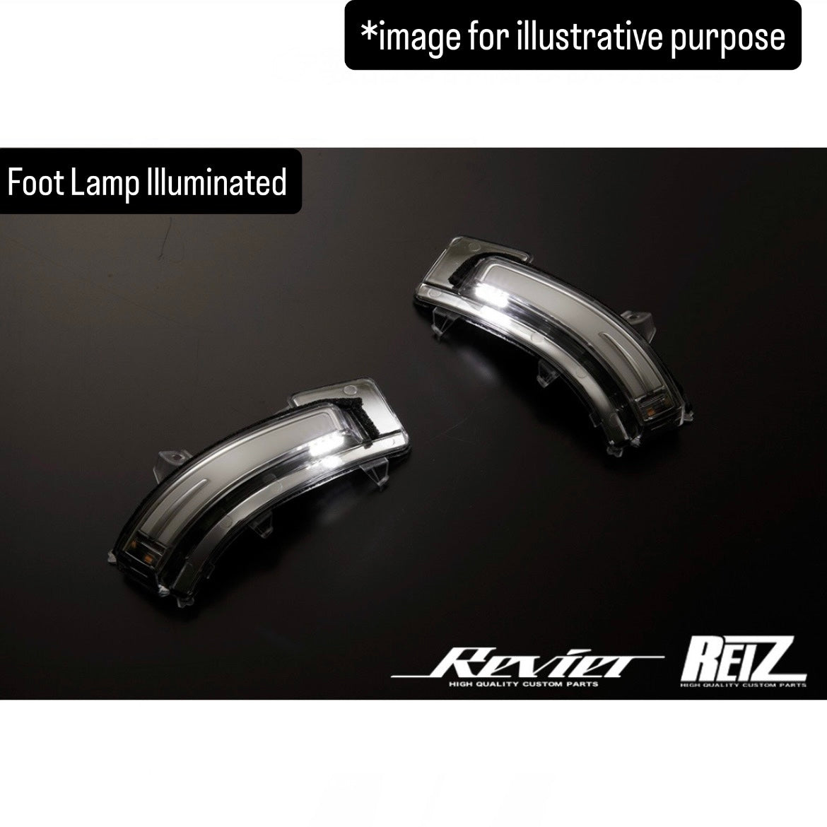 MR31S/MR41S/HA36S/MH55S/ZC33S/FF21S/MA27S/MA37S LED Turn Signal Lens Kit (Revier Ryusei Version O&E) for Suzuki Hustler / Alto / Wagon R / Swift Sport / Ignis / Solio (2 Lens Tipe)