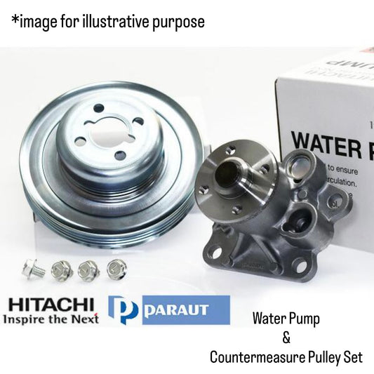 S201C / S201P Water Pump & Countermeasure Pulley Set – Daihatsu Hijet HITACHI / PARAUT – D3-045 / D3-P02