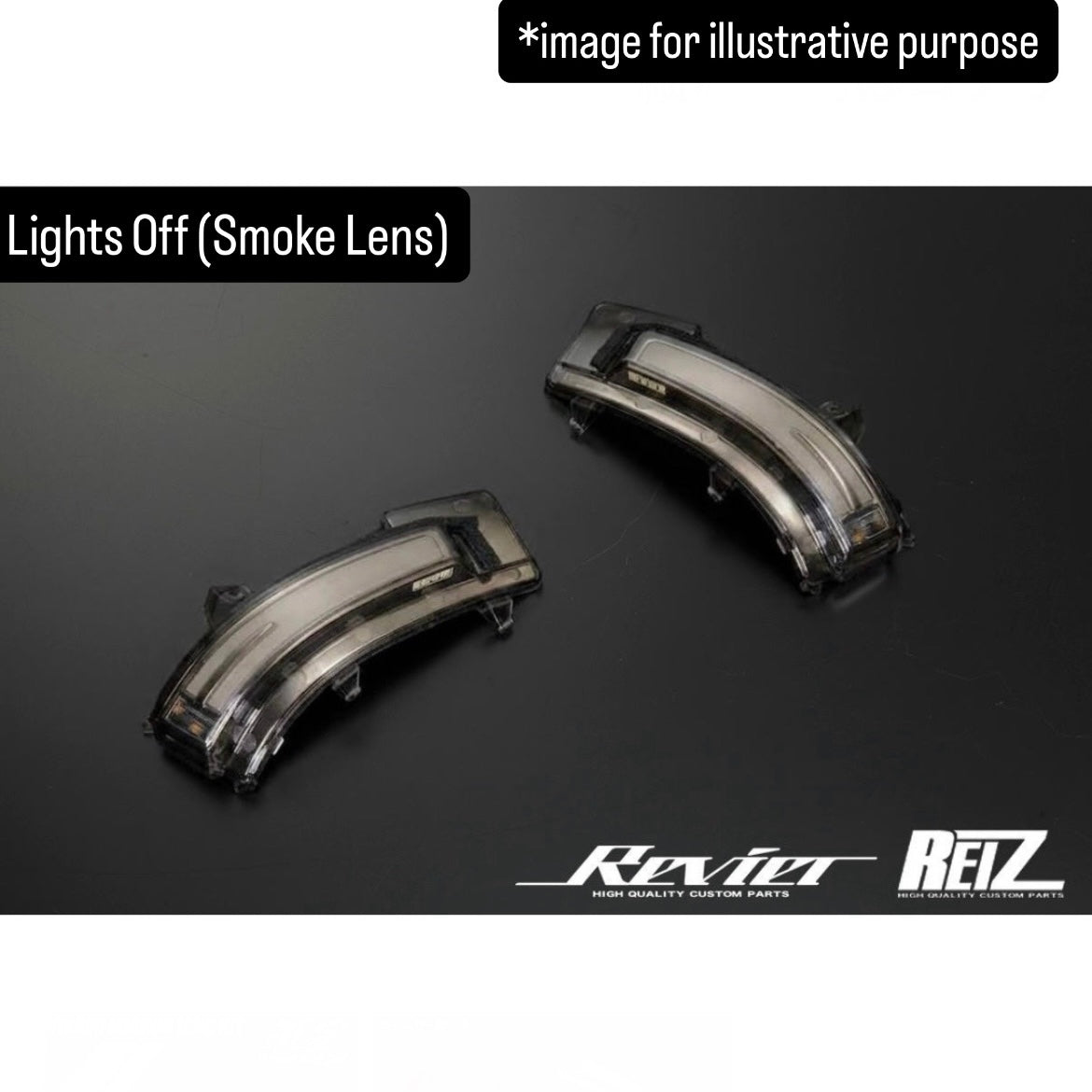 MR31S/MR41S/HA36S/MH55S/ZC33S/FF21S/MA27S/MA37S LED Turn Signal Lens Kit (Revier Ryusei Version O&E) for Suzuki Hustler / Alto / Wagon R / Swift Sport / Ignis / Solio (2 Lens Tipe)