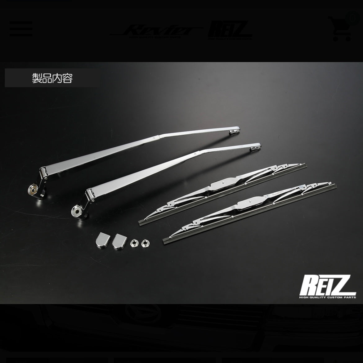 S500P/S510P Hijet Truck / Jumbo (Early & Late Models) Chrome Wiper Arm & Blade Set (Left & Right) — Direct OEM Replacement