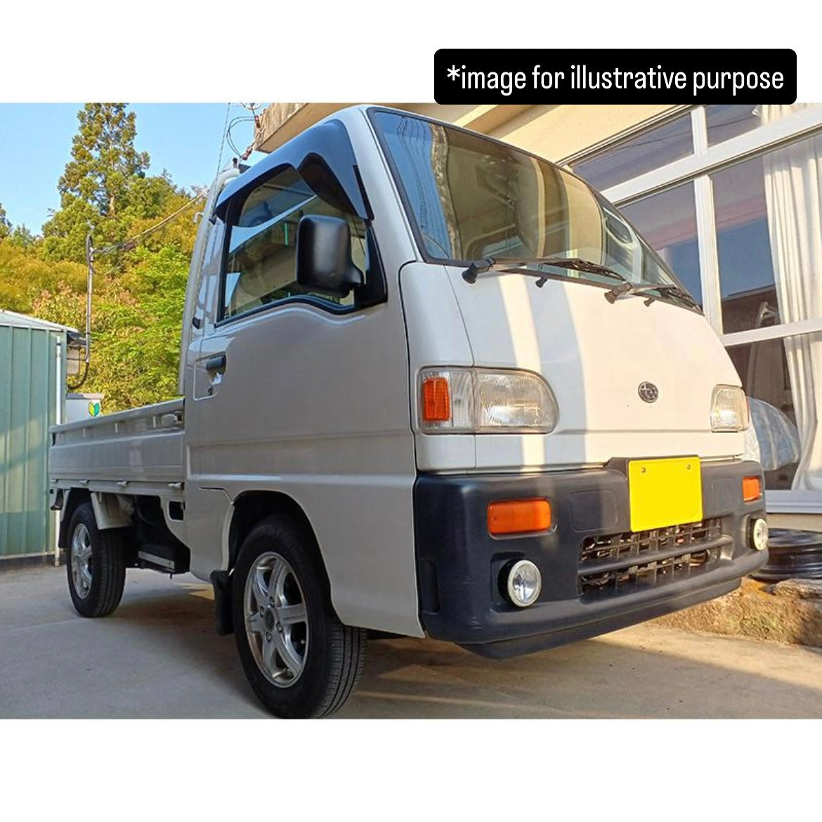KS3/KS4/KV3/KV4/FA7/FA8 Big Wide Door Visor Left & Right Set for Subaru Sambar / Dias / Domingo (Wind Deflectors, 2 Variations)
