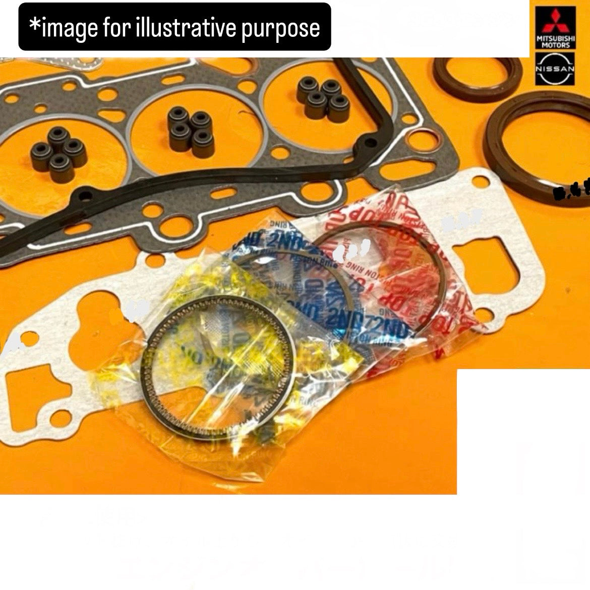 U61T/U62T (Engine:3G83) Engine Overhaul Kit for Mitsubishi Minicab (OEM:MD188407/MD377310/MD161783/MD362974)