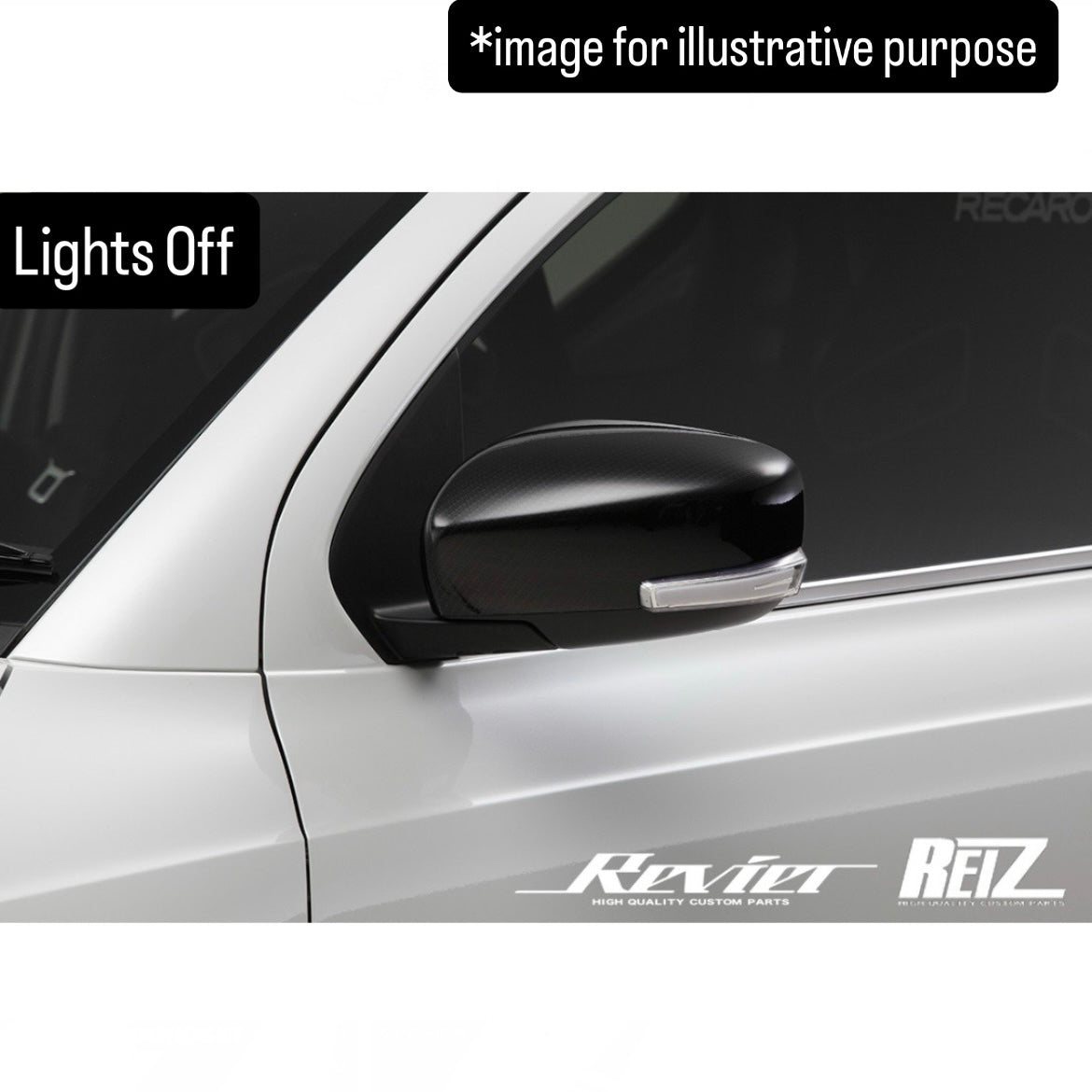 MR31S/MR41S/HA36S/MH55S/ZC33S/FF21S/MA27S/MA37S LED Turn Signal Lens Kit (Revier Ryusei Version O&E) for Suzuki Hustler / Alto / Wagon R / Swift Sport / Ignis / Solio (2 Lens Tipe)