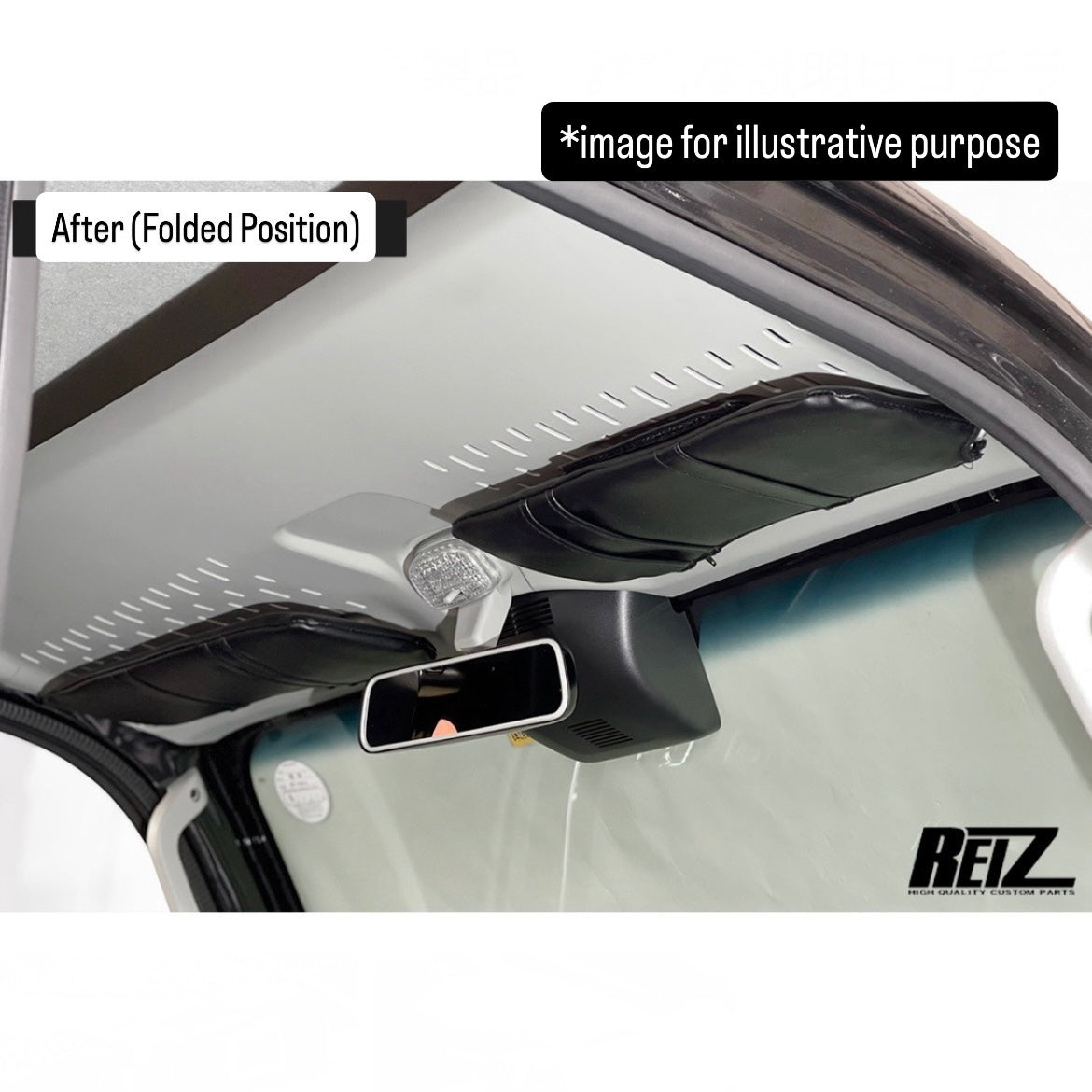 S500P/S510P (Early & Late Models) Sun Visor Cover Set for Daihatsu Hijet Truck / Jumbo (3Types Available)