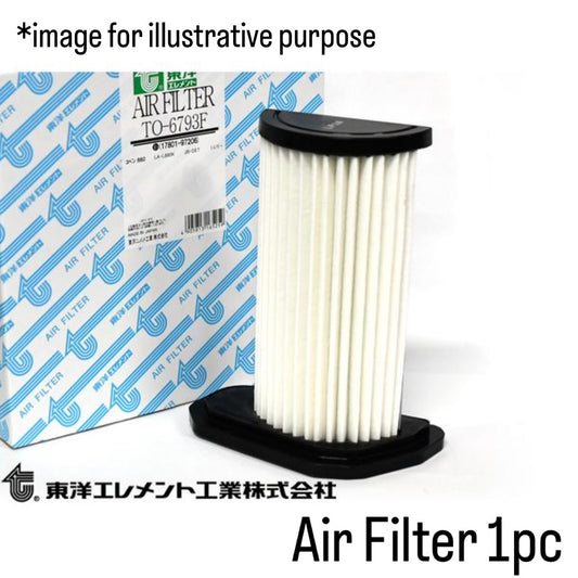 L880K (Engine:JB-DET/Turbo) Air Filter (Toyo Element) for Daihatsu Copen (OEM:17801-97206)