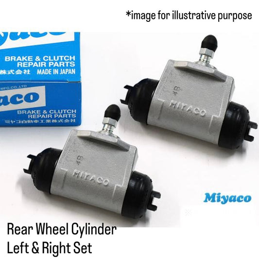L880K Rear Wheel Cylinder Left & Right Set (Miyaco) for Daihatsu Copen (OEM:47550-97203)