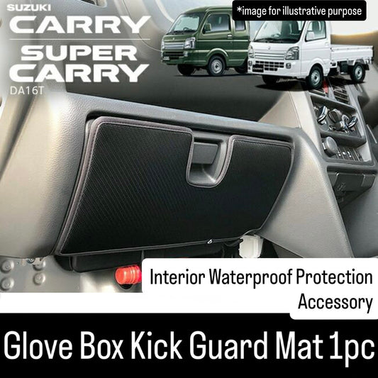 DA16T Glove Box Kick Guard Mat for Suzuki Carry / Super Carry Truck (Interior Waterproof Protection Accessory 6Colors)