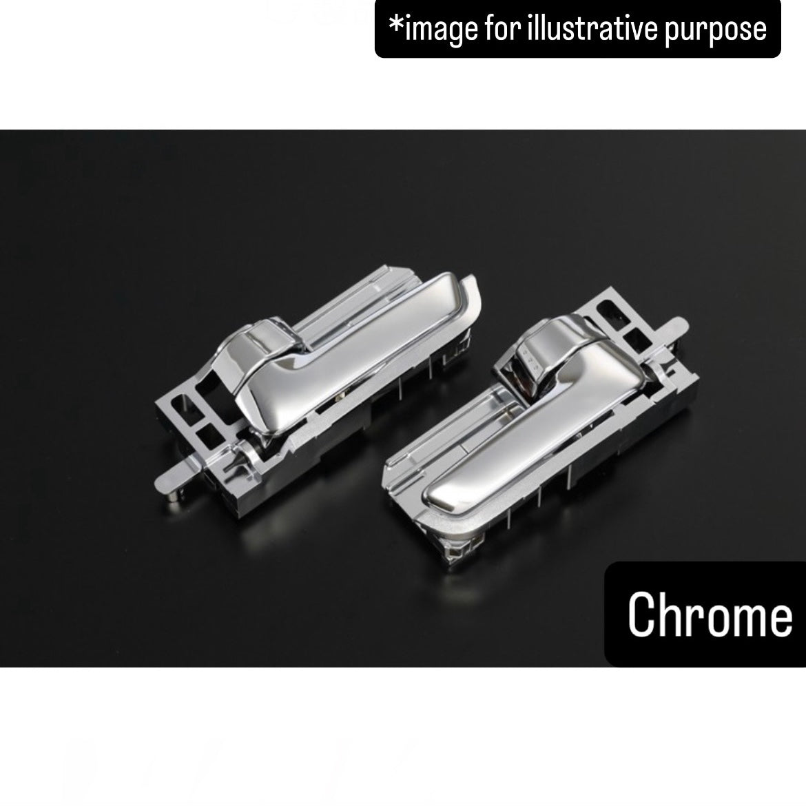 DA16T/HA37S/HA97S/HA36S/DA18/DA17/DA64 Replacement Interior Door Handle Left & Right Set for Suzuki Carry / Alto / Every (2 Finishes)