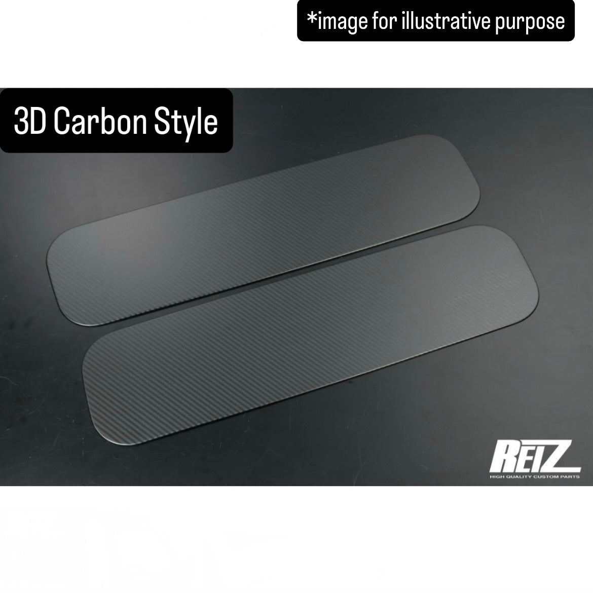 S500P/S510P Hijet Jumbo (Early & Late Model) Rear Quarter Glass Panel 2pc Set for Daihatsu (Available 3Finish)
