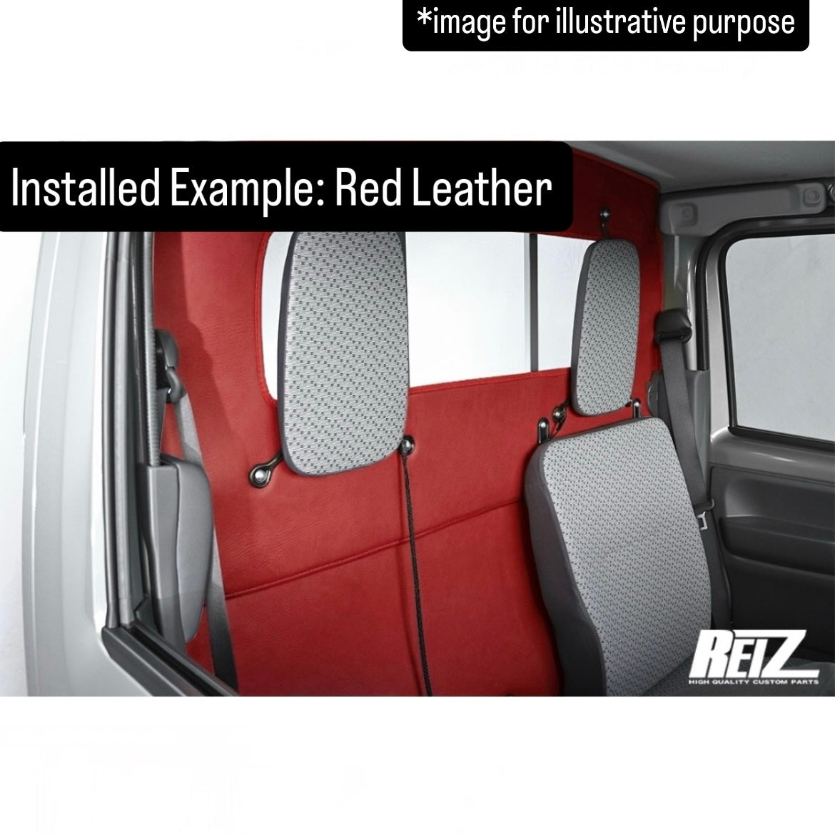 DA16T Rear Cab Kick Guard 2pc Set for Suzuki Carry Truck (Available 4Colors, Up to Dec.2025)
