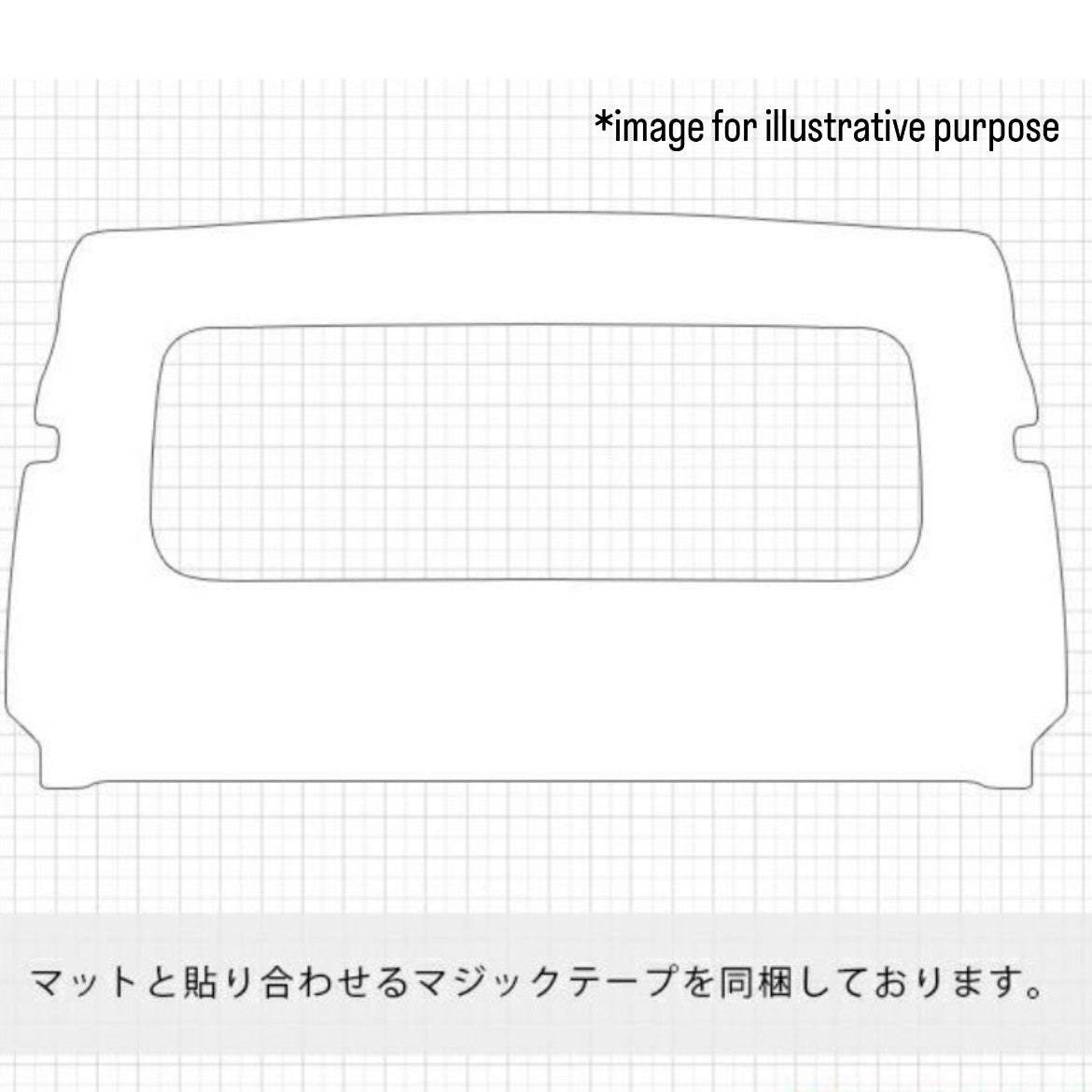 DA16T Suzuki Super Carry Rear Cabin Kick Guard Mat (Waterproof Interior Protection 1pc, 6Colors)