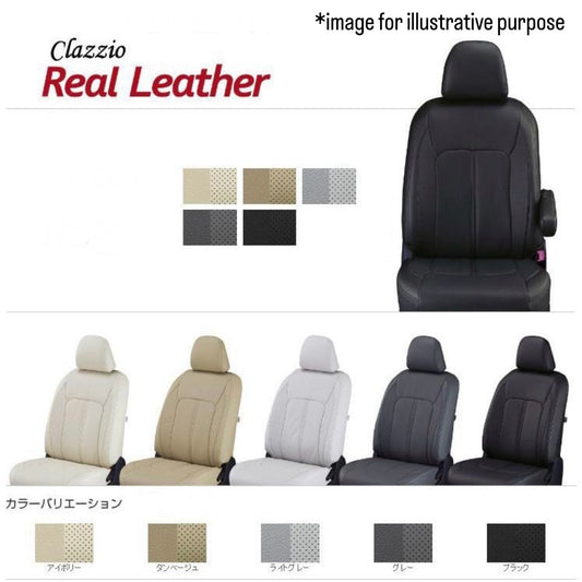 DA17W Real Leather Seat Cover (Clazzio) for Suzuki Every Wagon Premium Seat Cover Set