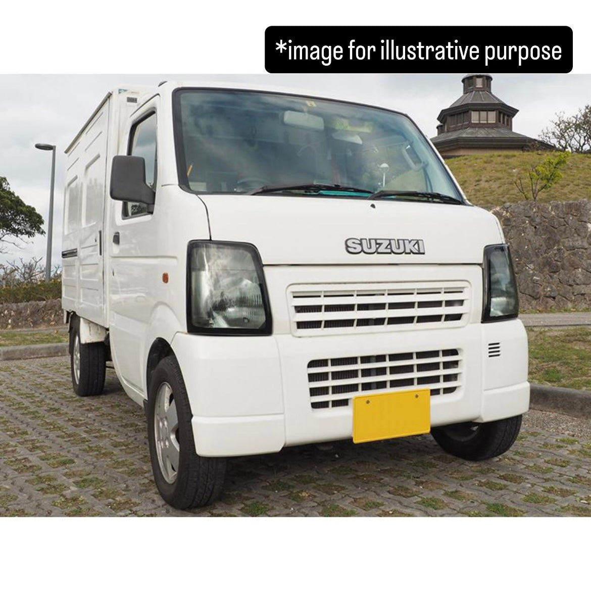 DA63T/DA65T Light Smoke Headlight Cover Left & Right Set for Suzuki Carry (2.5 mm Sumitomo Acrylic Headlamp Protectors)