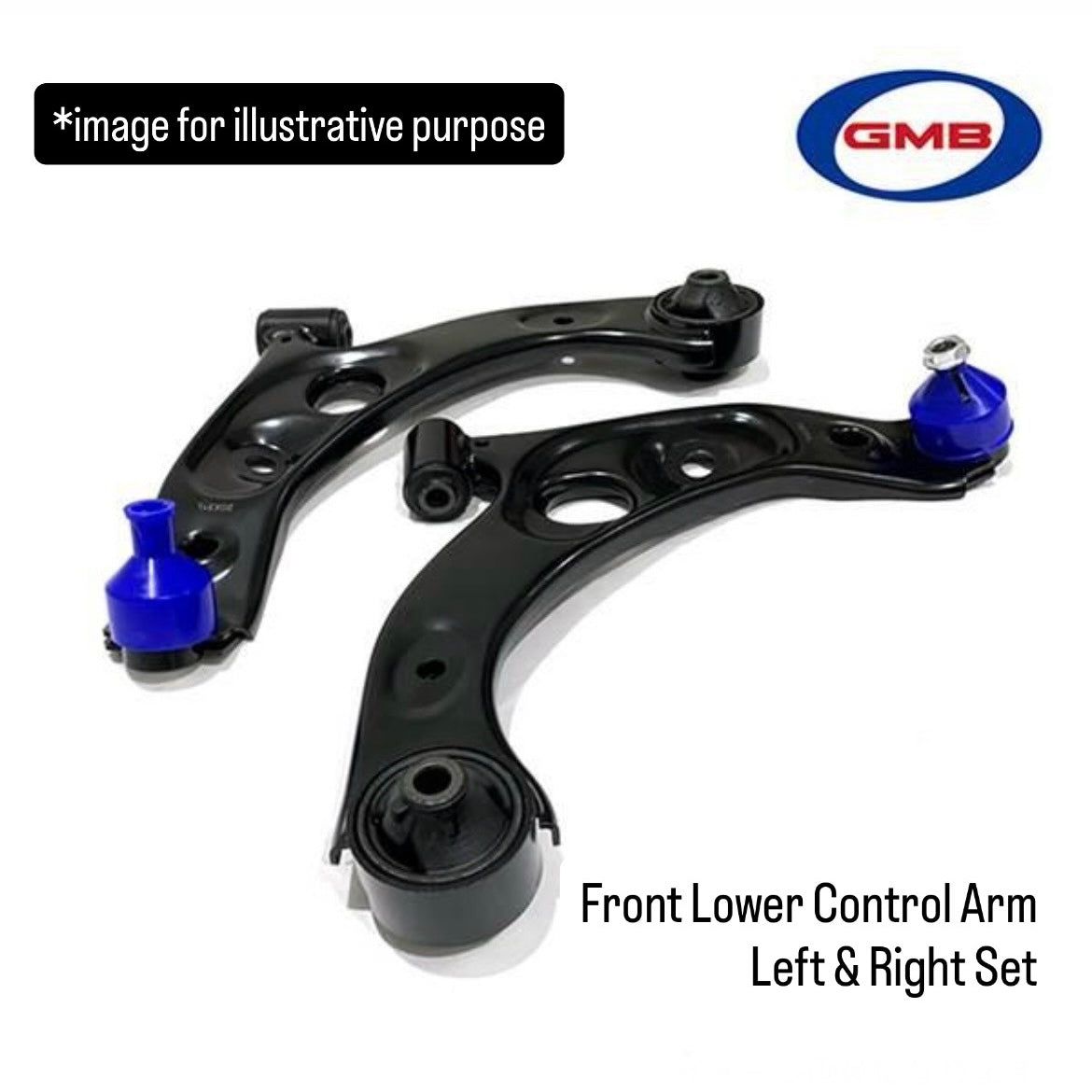 DD51T Front Lower Control Arm Left & Right Set (GMB) for Suzuki Carry (OEM:45201-55F00)