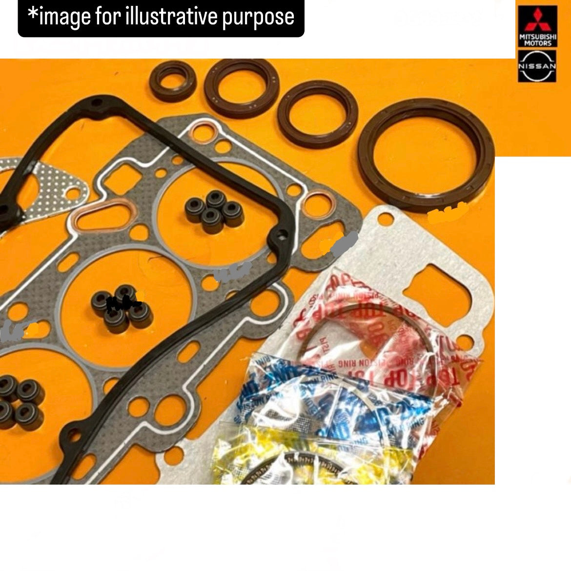 U61T/U62T (Engine:3G83) Engine Overhaul Kit for Mitsubishi Minicab (OEM:MD188407/MD377310/MD161783/MD362974)