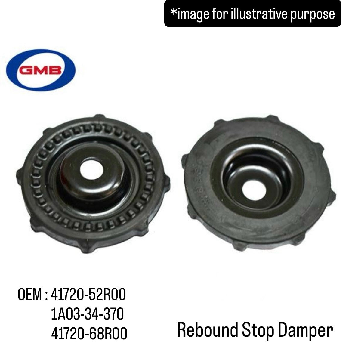 HA36S Front Strut Upper Mount Kit (GMB) for Suzuki Alto (Dec 2014~/Chassis No.860001 onward/Left & Right Set)