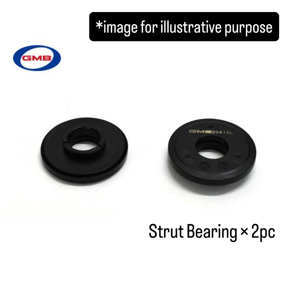 U62T/U62V/U62W Front Upper Strut Mount Kit (GMB) for Mitsubishi Minicab / Town Box (OEM:MR319105/54320-6A0A0/MR197398/54325-6A0A0)