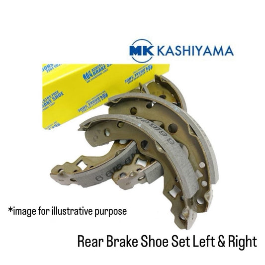 S100P/S110P Rear Brake Shoe Set Left & Right (MK Kashiyama) for Daihatsu Hijet (Jan.1994~Dec.1998)