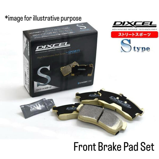 HA23S/HA23V Front Brake Pads Set (DIXCEL/S-Type) for Suzuki Alto (Dec.2000~Aug.2003)