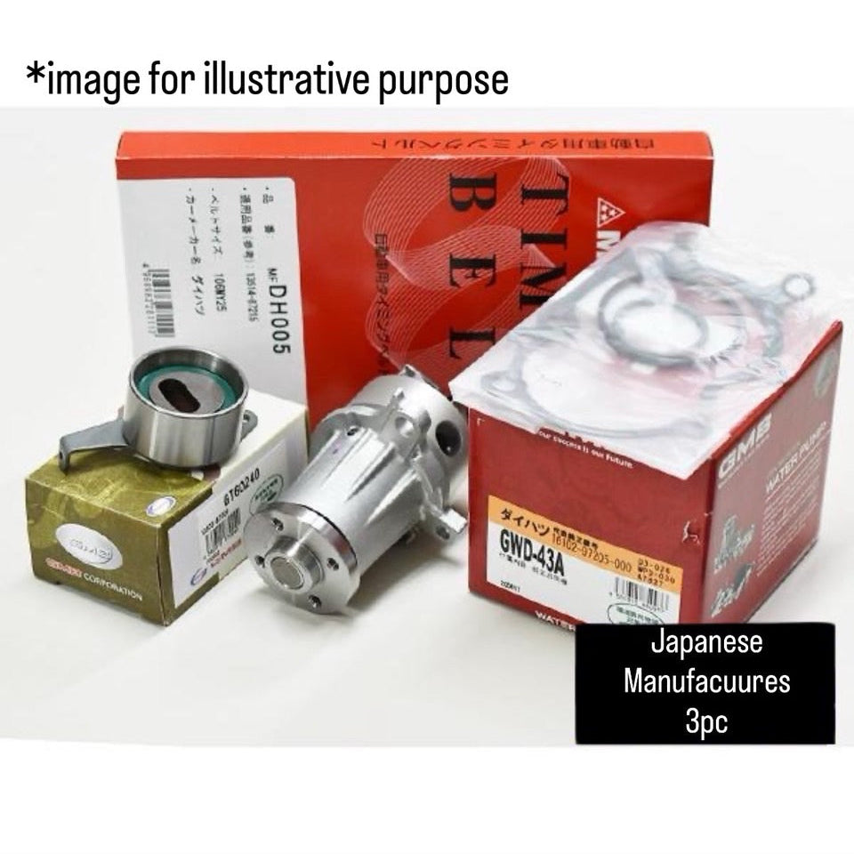 S320G/S320W/S330G/S330W (Engine:EF-DET) Timing Belt 3pc Set Daihatsu Atrai Wagon Turbo
