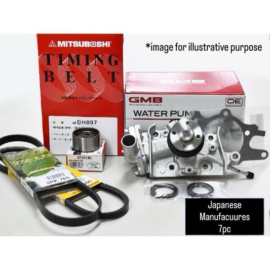 S200P/S210P/S200C/S210C (Engine:EFSE) Timing Belt 7pc Set for Daihatsu Hijet NA (Early Model Oct,1998~Sep,2002)