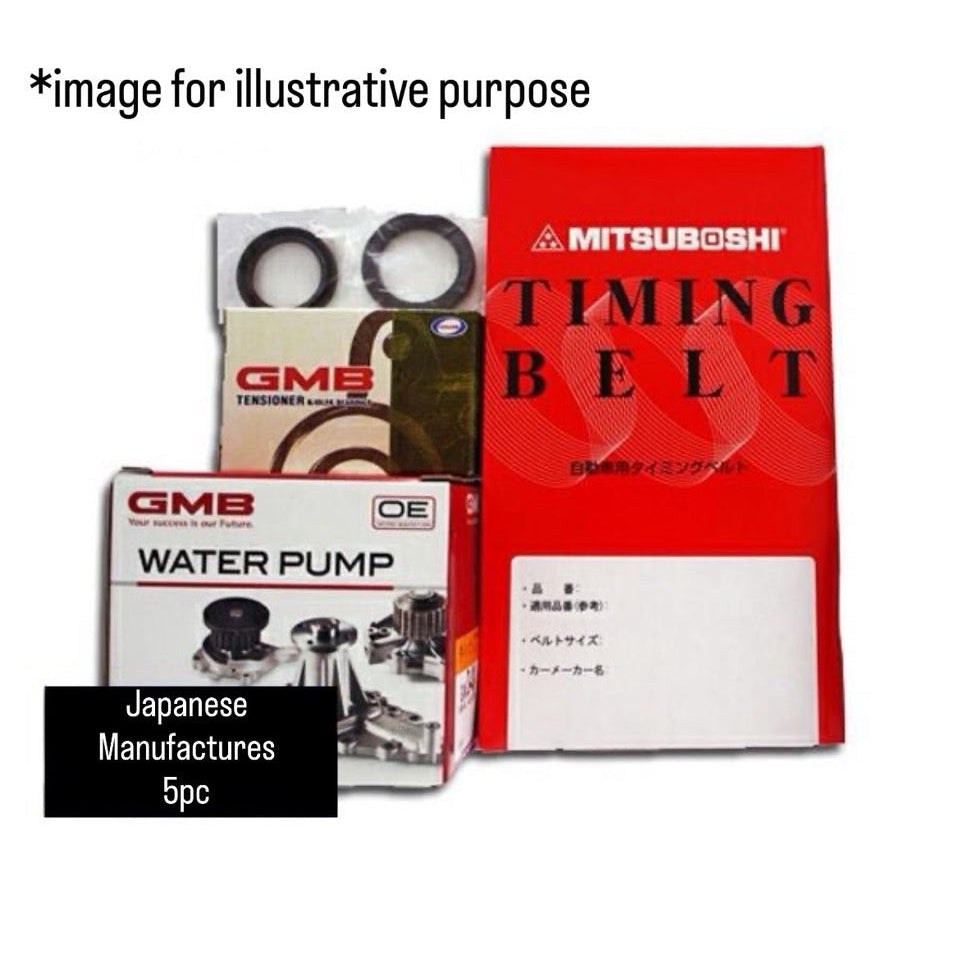 U41T/U42T (Engine:3G83/4-Valve/SOHC/NA) Timing Belt 5pc Set for Mitsubishi Minicab