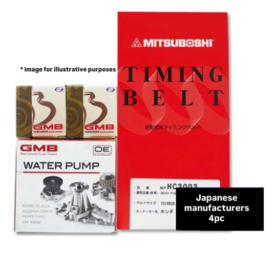 HA3/HA4/HA5/HH3/HH4 (Engine:E07A/SOHC) Timing Belt 4pc Kit for Honda Acty