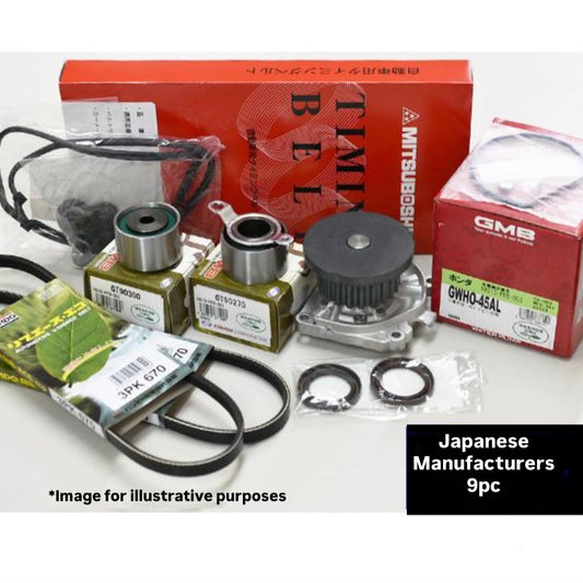 HH5/HH6/HA6/HA7 (Engine:E07Z) Timing Belt 9pc Kit (Valve Cover Gasket Set) for Honda Acty (From 1999.May~)